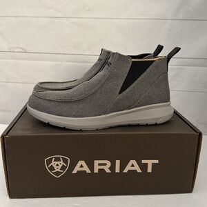 Ariat Men’s Size 8.5 D-Medium Hilo Midway Charcoal Gray Slip-On Sneakers Shoes